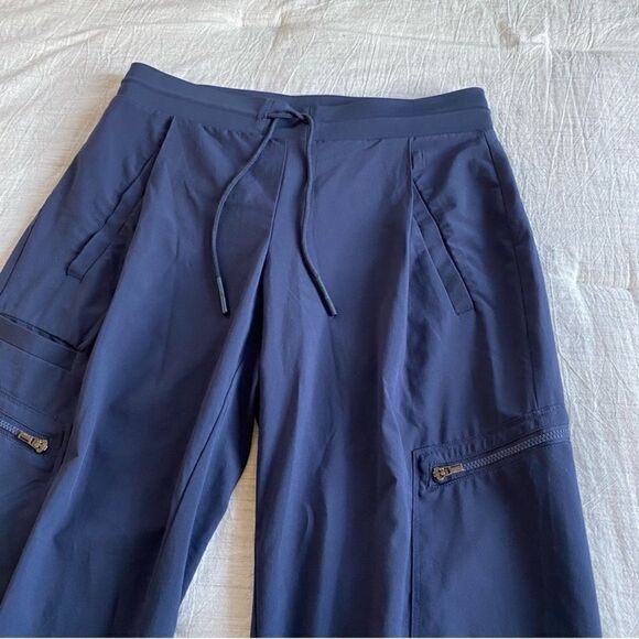 Athleta Venture Pant Jogger City Pants Lightweight Navy Blue 2 - Picture 10 of 10
